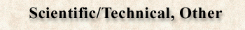 Scientific/Technical, Other